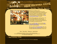 Tablet Screenshot of highcountrycabin.com